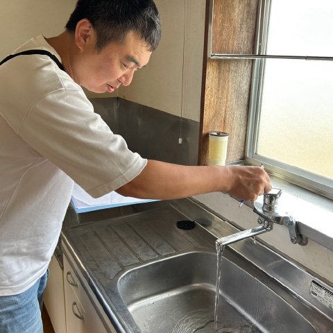水まわり点検（通水・封水によるサビ・カビ・臭気対策）